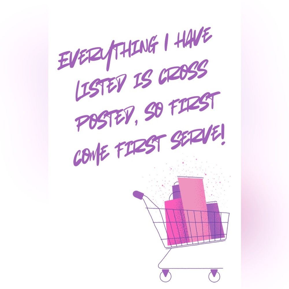 ✨🛍️ALL ITEMS LISTED ARE CROSS POSTED!!🛍️✨